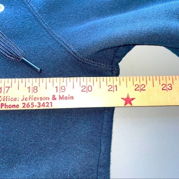 Puma Men’s 1/4 Zip Hoodie – Blue Pullover Sweatshirt, Size Small - Picture 9 of 10